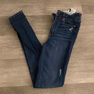 Abercrombie fitch super skinny  high rise